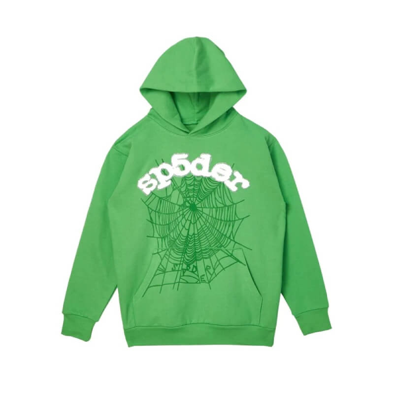 55555 Web Hoodie – Green 55555 Web Hoodie – Green