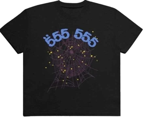 555 Printed T-Shirt – Black 555 Printed T-Shirt – Black
