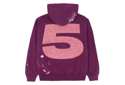 SP5DER NOCTURNAL HIGHWAY HOODIE PURPLE