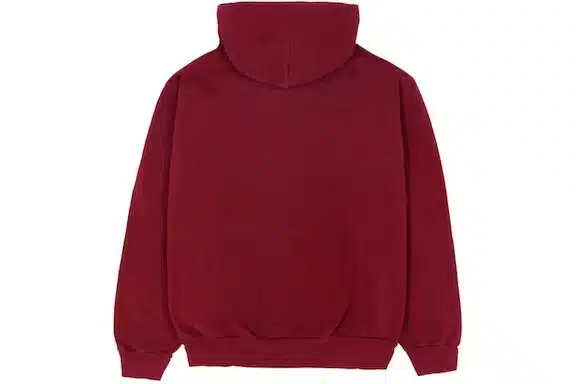 Sp5der Logo Maroon Hoodie Sp5der Logo Maroon Hoodie