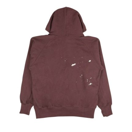 Sp5der Logo Pullover Hoodie Brown