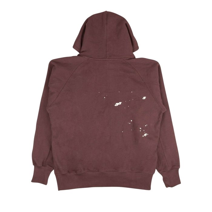 Sp5der Logo Pullover Hoodie Brown Sp5der Logo Pullover Hoodie Brown