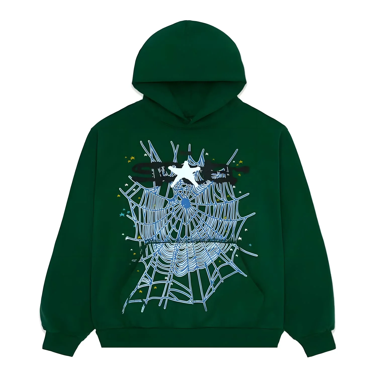 Sp5der Web Hoodie Hunter Green Sp5der Web Hoodie Hunter Green