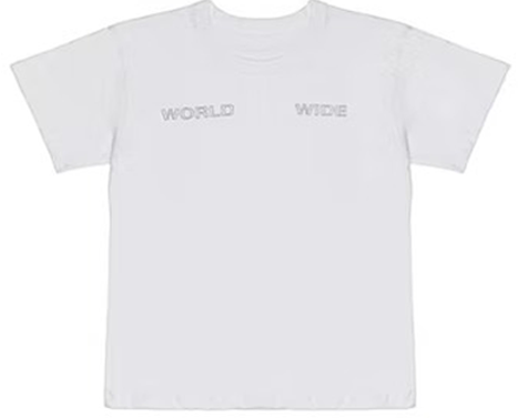Wide T-shirt White Wide T-shirt White