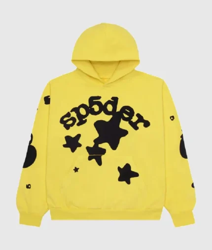 Sp5der-Beluga-Hoodie-Gold-Sp5-Black-Logo-2 (1)