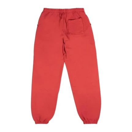 Sp5der Worldwide Red Angel Number 555 Red Sweatpants