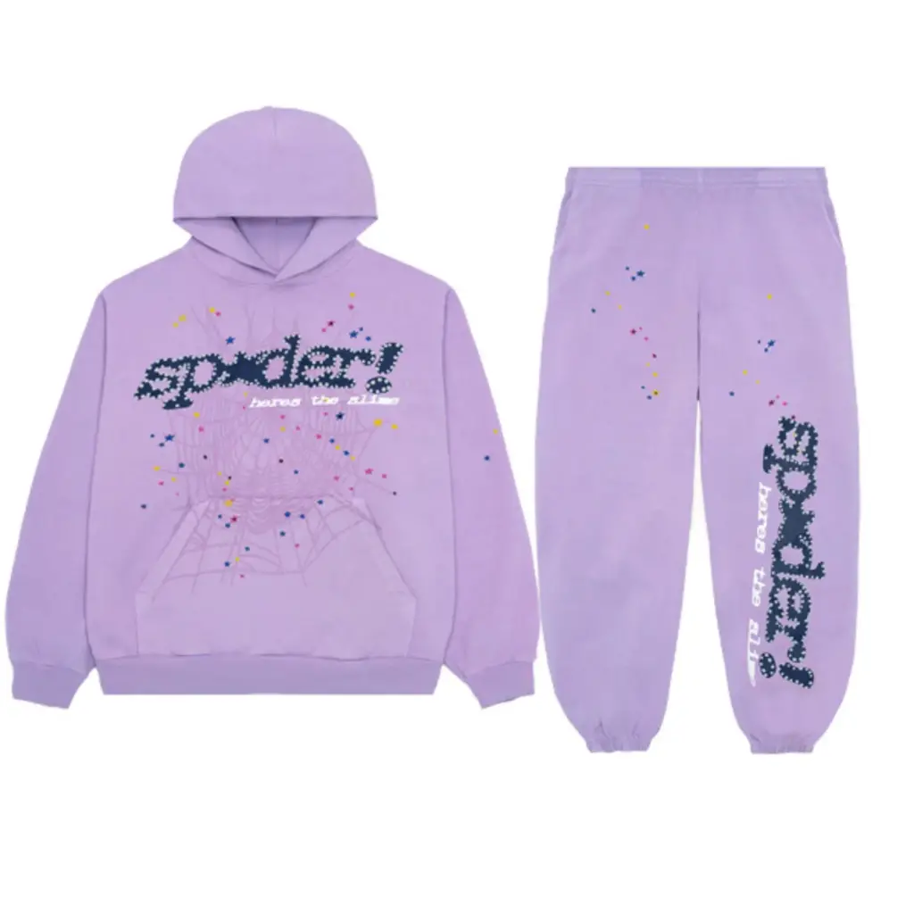 Sp5der Acai Purple Tracksuit Sp5der Acai Purple Tracksuit