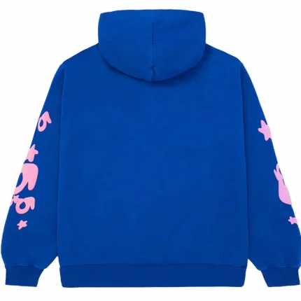 Sp5der Beluga Blue Hoodie
