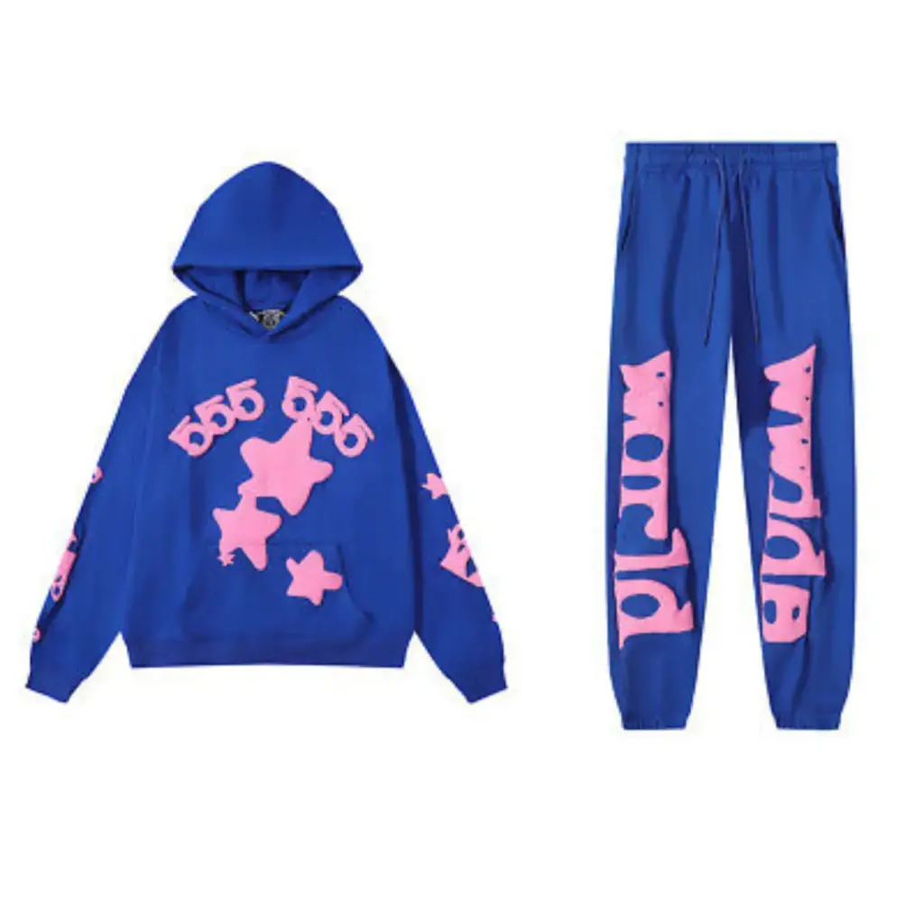 Sp5der Beluga Blue Tracksuit Sp5der Beluga Blue Tracksuit