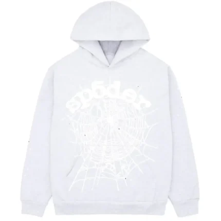 Sp5der OG Web Hoodie Grey Heather