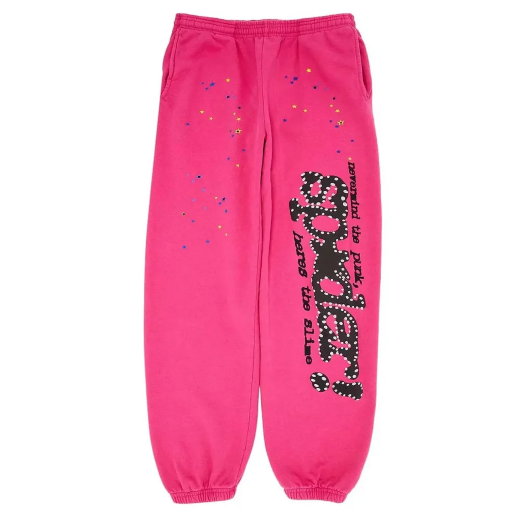 Sp5der P*NK V2 Pink Sweatpant Sp5der P*NK V2 Pink Sweatpant