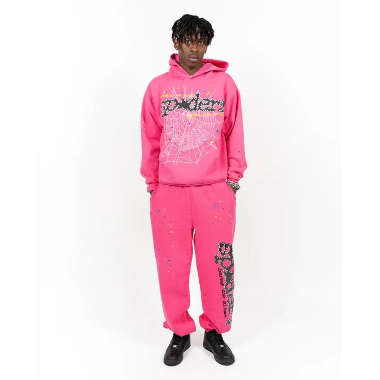 Sp5der P*NK V2 Pink Sweatpant Sp5der P*NK V2 Pink Sweatpant