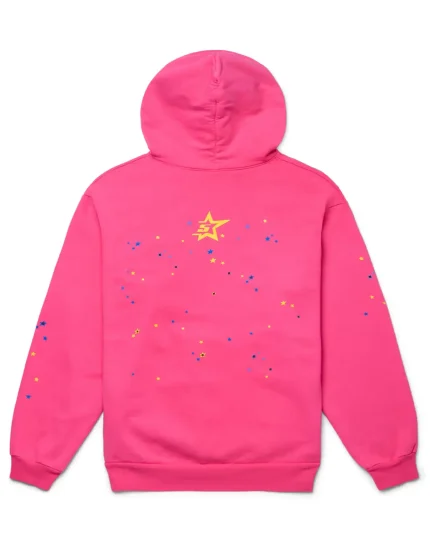 Sp5der P*NK V2 Pink Hoodie