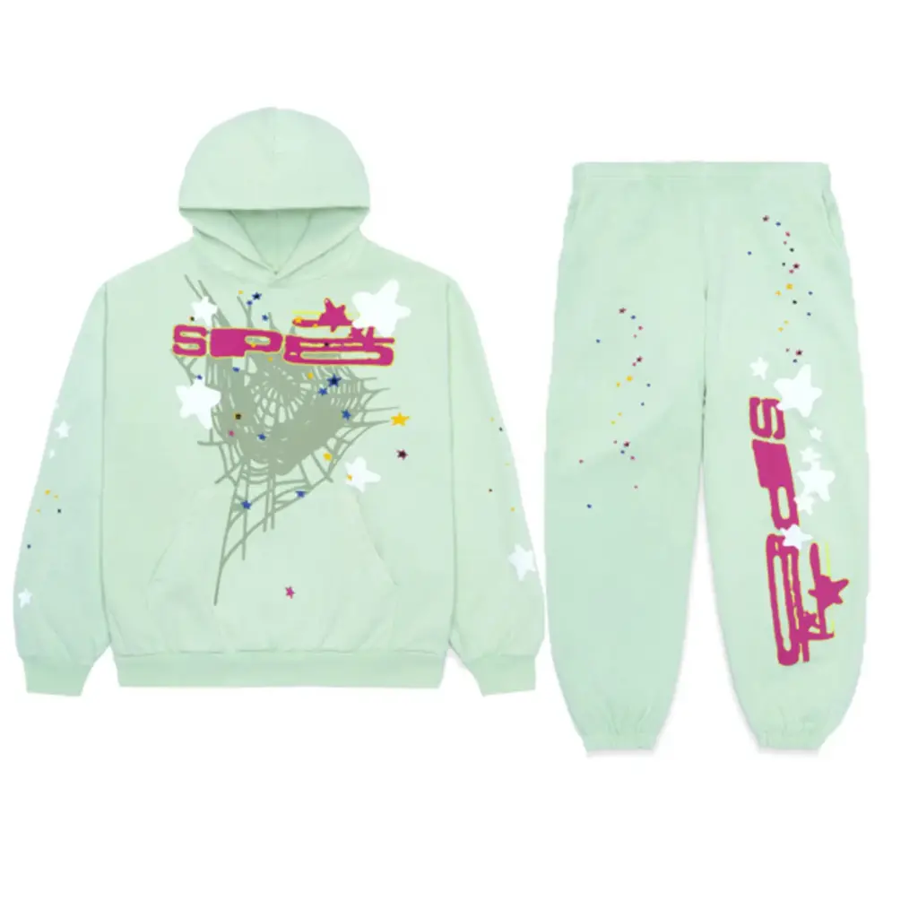 Sp5der SP5 Mint Tracksuit Sp5der SP5 Mint Tracksuit