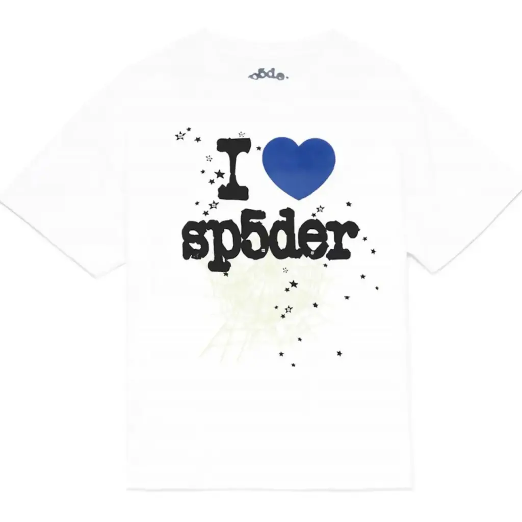 Sp5der Souvenir Blue Tee Sp5der Souvenir Blue Tee