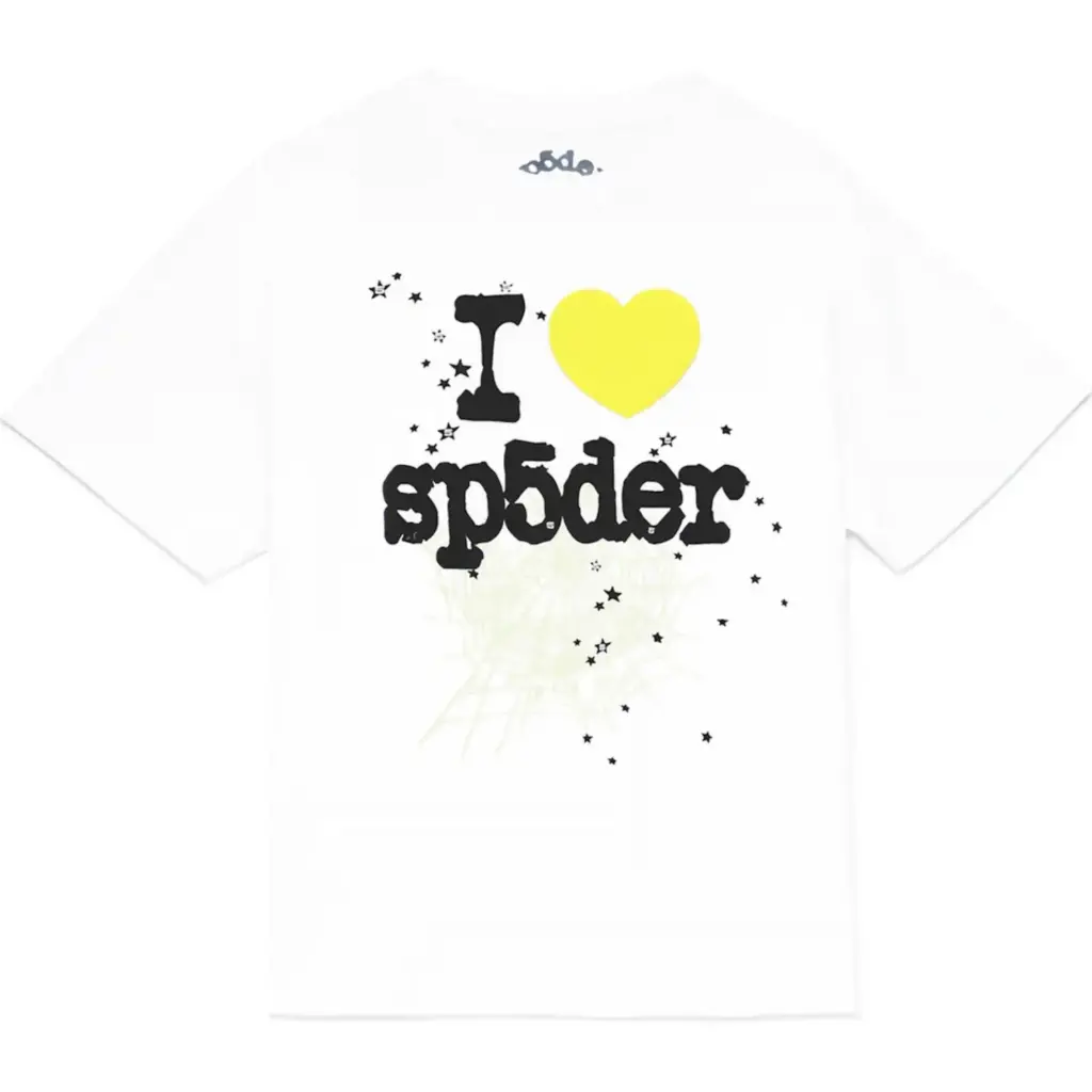Sp5der Souvenir Yellow Tee Sp5der Souvenir Yellow Tee
