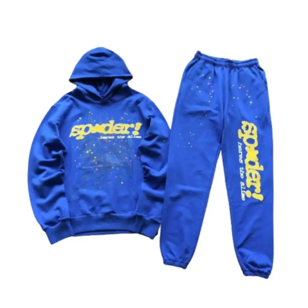 Sp5der TC Tracksuit Blue Sp5der TC Tracksuit Blue