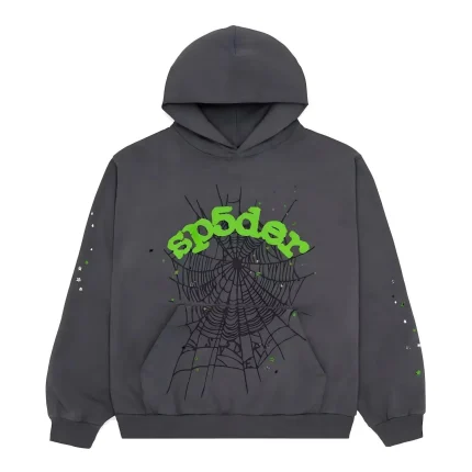 Sp5der Wait Web Tracksuit Grey Slate