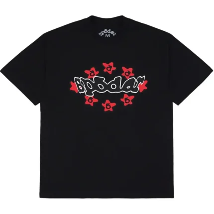 Sp5der Warped Black Tee