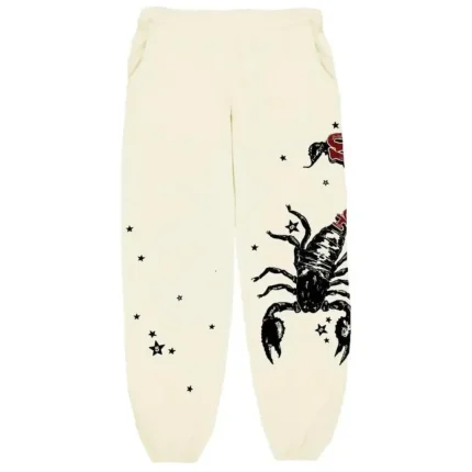 Sp5der x Mariah The Scientist Scorpion ‘Cream’ Sweatpant