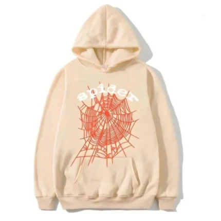 Spider Worldwide By Young Thug Hoodie Beige