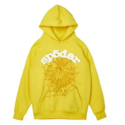 Sp5der Yellow Websuit Hoodie