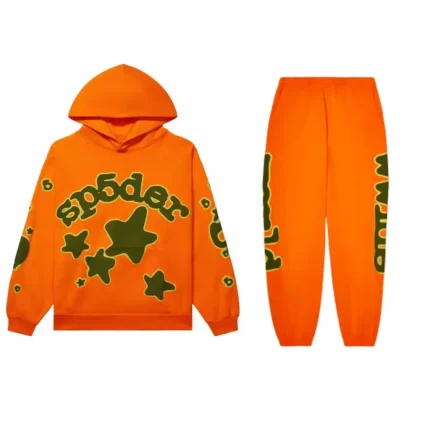 Sp5der Beluga Orange Tracksuit